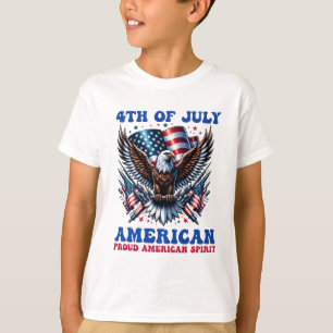 Camiseta 4 de julio águila americana sublimación-61001