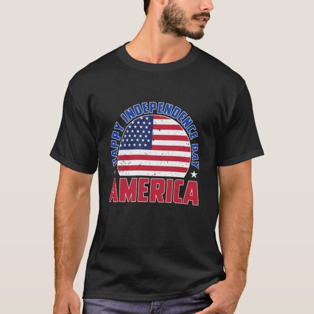 Camiseta 4 de julio, amante del Día de la Independencia de  (Anverso)