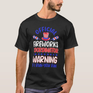Camiseta 4 De Julio Ame Coordinador De Fuegos Pirotécnicos