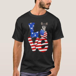 Camiseta 4 De Julio Amo Patriótico Bandera Chihuahua Estado