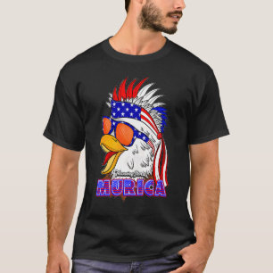 Camiseta 4 de julio A'murica Throwing Stones Merch