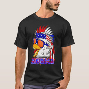 Camiseta 4 de julio A'murica Throwing Stones Merch