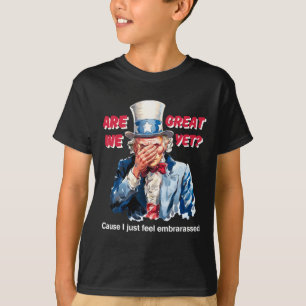 Camiseta 4 De Julio Anti Trump ¿Somos Geniales Tío Sam