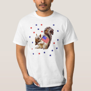 Camiseta 4 de julio ardilla