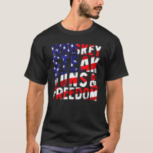 Camiseta 4 De Julio Armas De Roble Whiskey Y Libertad
