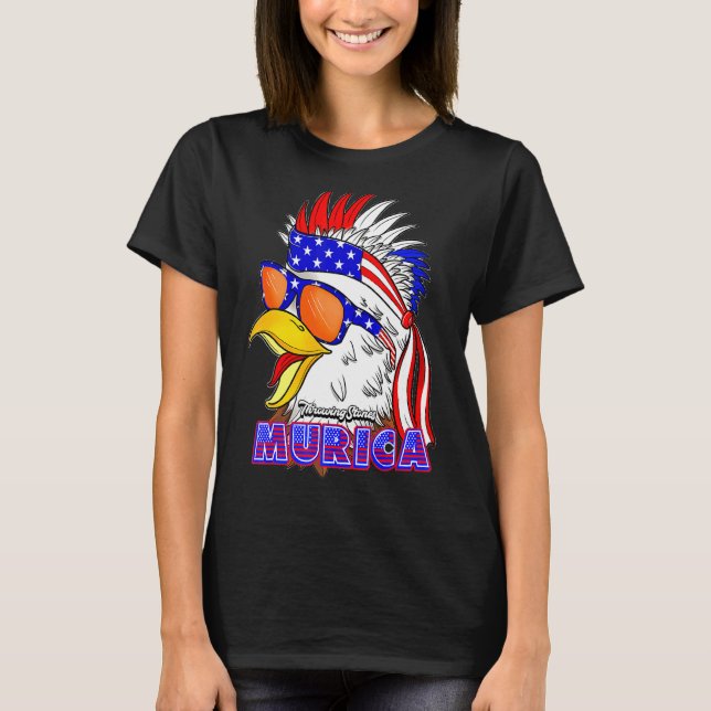 Camiseta 4 de julio Arrojando piedras a merced (Anverso)