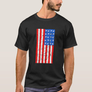 Camiseta 4 De Julio Avión Piloto Aviación De Bandera Estado