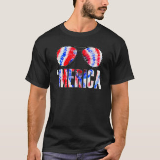 Camiseta 4 De Julio Bandera Americana Bandera Americana Tie