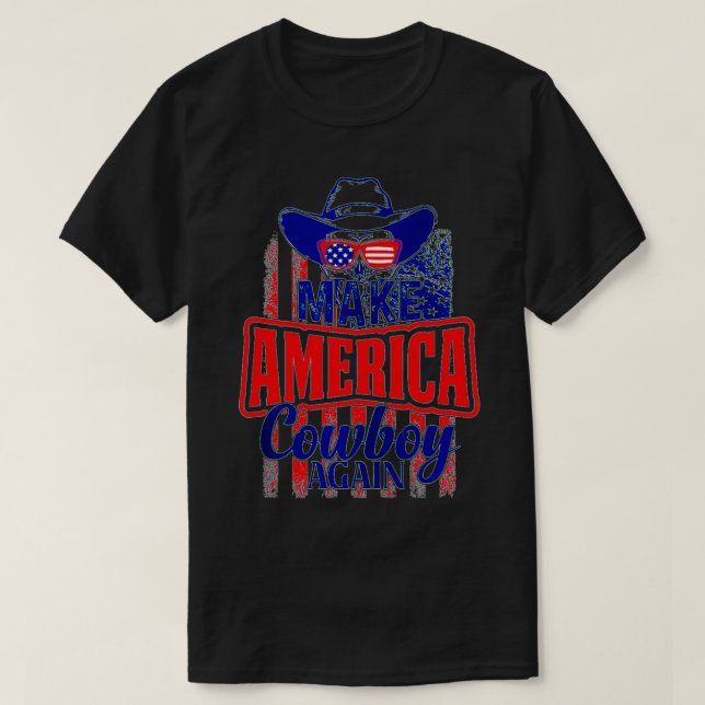 Camiseta 4 de julio Bandera de Estados Unidos hace a estado (Diseño del anverso)