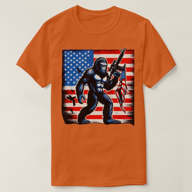 Camiseta 4 de julio Bandera estadounidense de los Estados U (Diseño del anverso)