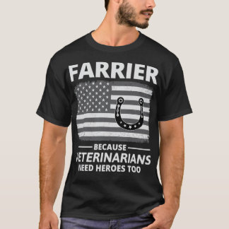 Camiseta 4 de julio Bandera estadounidense farriera Patriót