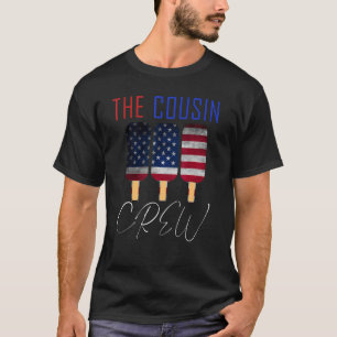 Camiseta 4 De Julio Bandera Estadounidense Popsicl El Equip