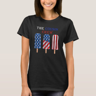 Camiseta 4 De Julio Bandera Estadounidense Popsicl El Equip