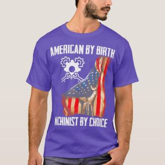 Camiseta 4 De Julio Bandera Estadounidense Por Birth Machin