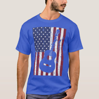Camiseta 4 de julio Bandera Orgullosa Estadounidense - Gu d