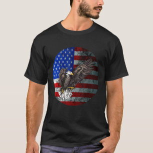 Camiseta 4 De Julio Bandera Patriótica Estadounidense Liber
