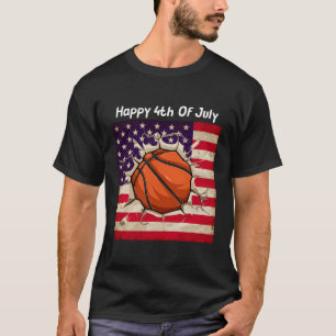 Camiseta 4 De Julio Basketball Cuarta Familia Eeuu