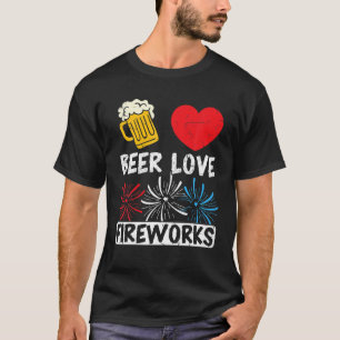 Camiseta 4 de julio Beer Love Fireworks Director