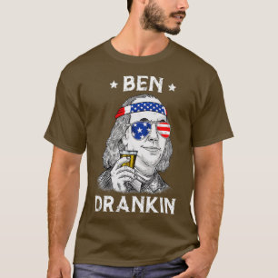 Camiseta 4 De Julio Ben Drankin Benjamin Franklin
