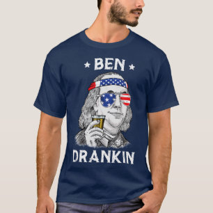 Camiseta 4 De Julio Ben Drankin Benjamin Franklin