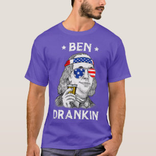 Camiseta 4 De Julio Ben Drankin Benjamin Franklin