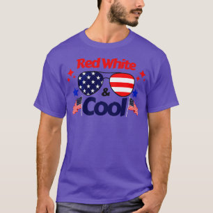 Camiseta 4 De Julio Blanco Rojo Y Guay 11