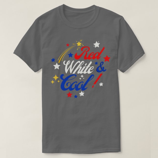 Camiseta 4 De Julio Blanco Rojo Y Guay (5) (Diseño del anverso)