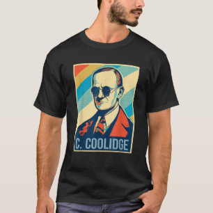 Camiseta 4 De Julio Calvin Coolidge Presidente Retro Patrio