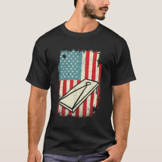 Camiseta 4 De Julio Camisas Americanas Bandera Hole Hoodie 