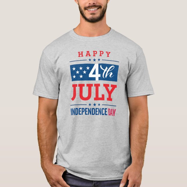 Camiseta 4 De Julio Celebración Del Día De La Independencia (Anverso)
