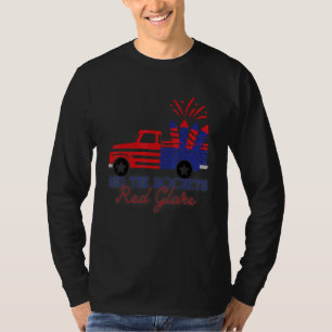 Camiseta 4 De Julio Cohetes Red Glare Independence Day Par
