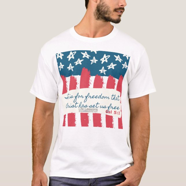 Camiseta 4 de julio - ¿Cómo usas tu libertad? (Anverso)