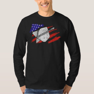 Camiseta 4 De Julio Darts Bandera Americana Orgullo Patriót