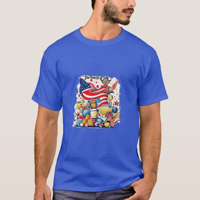 Camiseta 4 de julio de 1776. (Anverso)