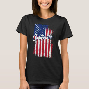 Camiseta 4 De Julio De 1776 Bandera De California American 