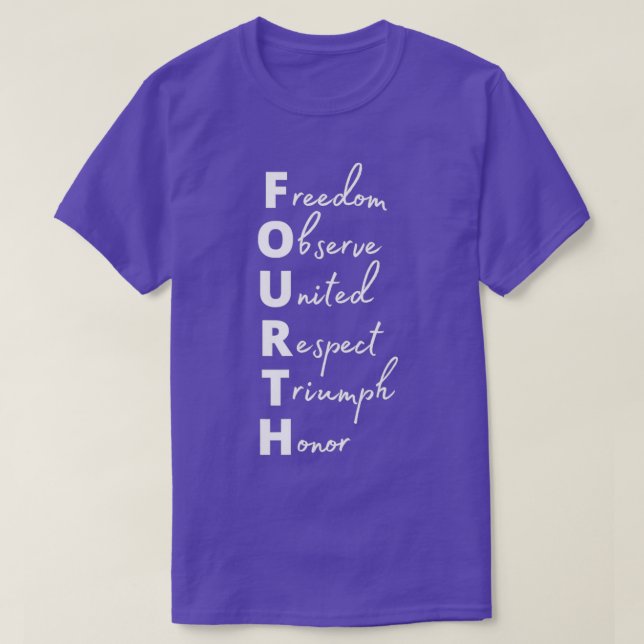 Camiseta 4 De Julio De 2014 (2) (Diseño del anverso)