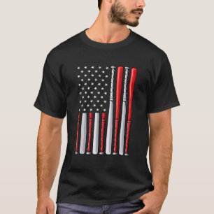 Camiseta 4 de julio de 2014 Bandera de Softball American F