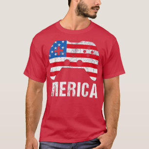 Camiseta 4 De Julio De 2014, Merica Jugador De Videojuegos 