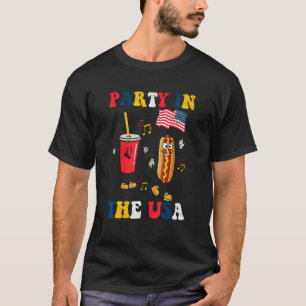 Camiseta 4 De Julio De 2014 Para Hotdog Fiesta En Estados U
