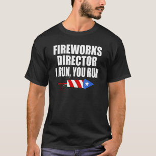 Camiseta 4 De Julio De 2022 Director De Fuegos Artificiales