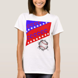 Camiseta 4 de julio de Béisbol