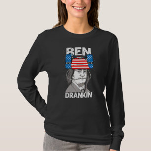 Camiseta 4 de julio Día de la Independencia Ben Franklin Es