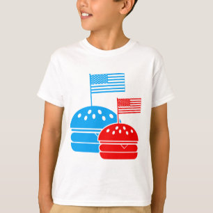 Camiseta 4 de julio - Día de la Independencia - Burger de b