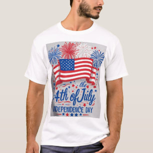 Camiseta 4 de julio Día de la Independencia conmemorando