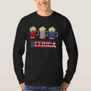 Camiseta 4 De Julio Día De La Independencia De La Cerveza E