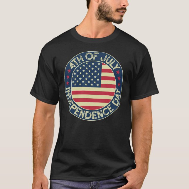 Camiseta 4 De Julio Día De La Independencia, Patriota De La (Anverso)
