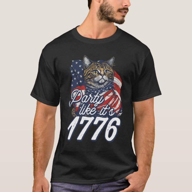 Camiseta 4 de julio Día de la Independencia Patriótica de E (Anverso)