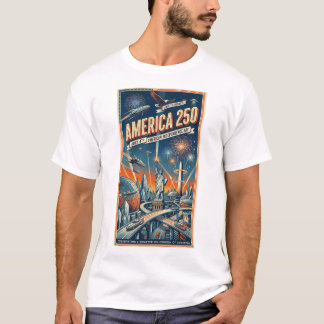 Camiseta 4 de julio día de la independencia retro 250 años