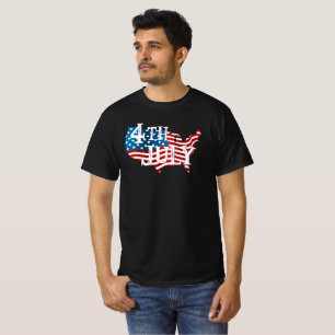 Camiseta 4 de julio Día de la Independencia Tío Sam Gorra A