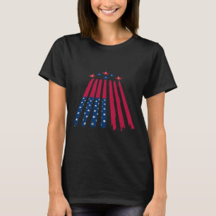 Camiseta 4 de julio, Día de la Independencia, vuelo de la b